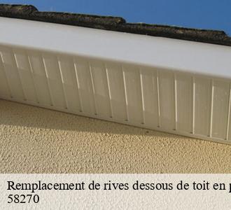 Remplacement de rives dessous de toit en pvc 58270