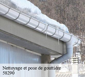 Nettoyage et pose de gouttière 58290